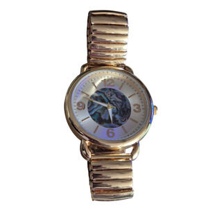 GC Watch New Unisex Gold tone Bezel and Band Stylish Classic Large dial Unique
